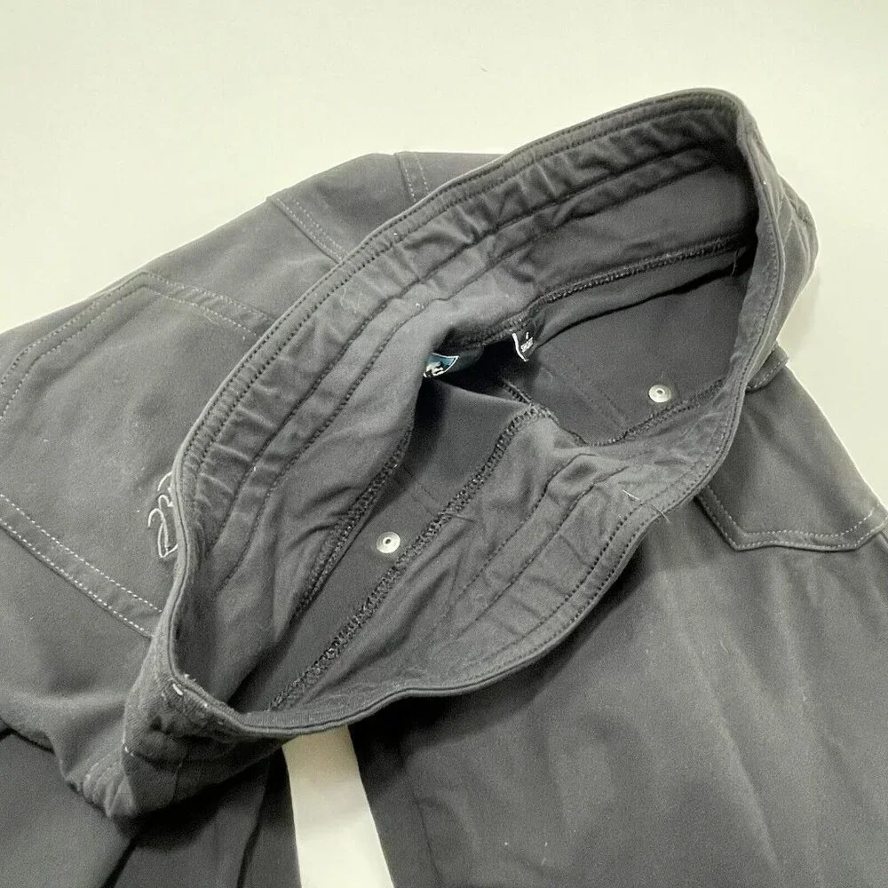 Kuhl Mova Cargo Pants Hiking Yoga Straight Women Size 6 Short Black Pocket Tie - Picture 5 of 12